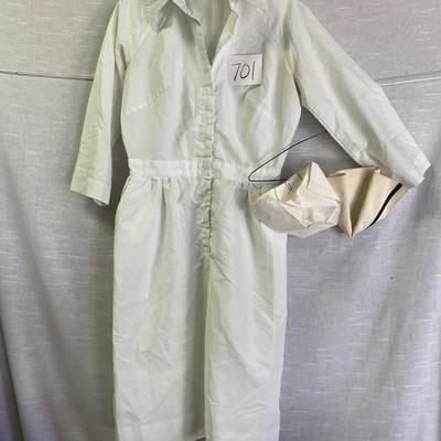 Vintage Barco Nurses Dress and 2 Hats