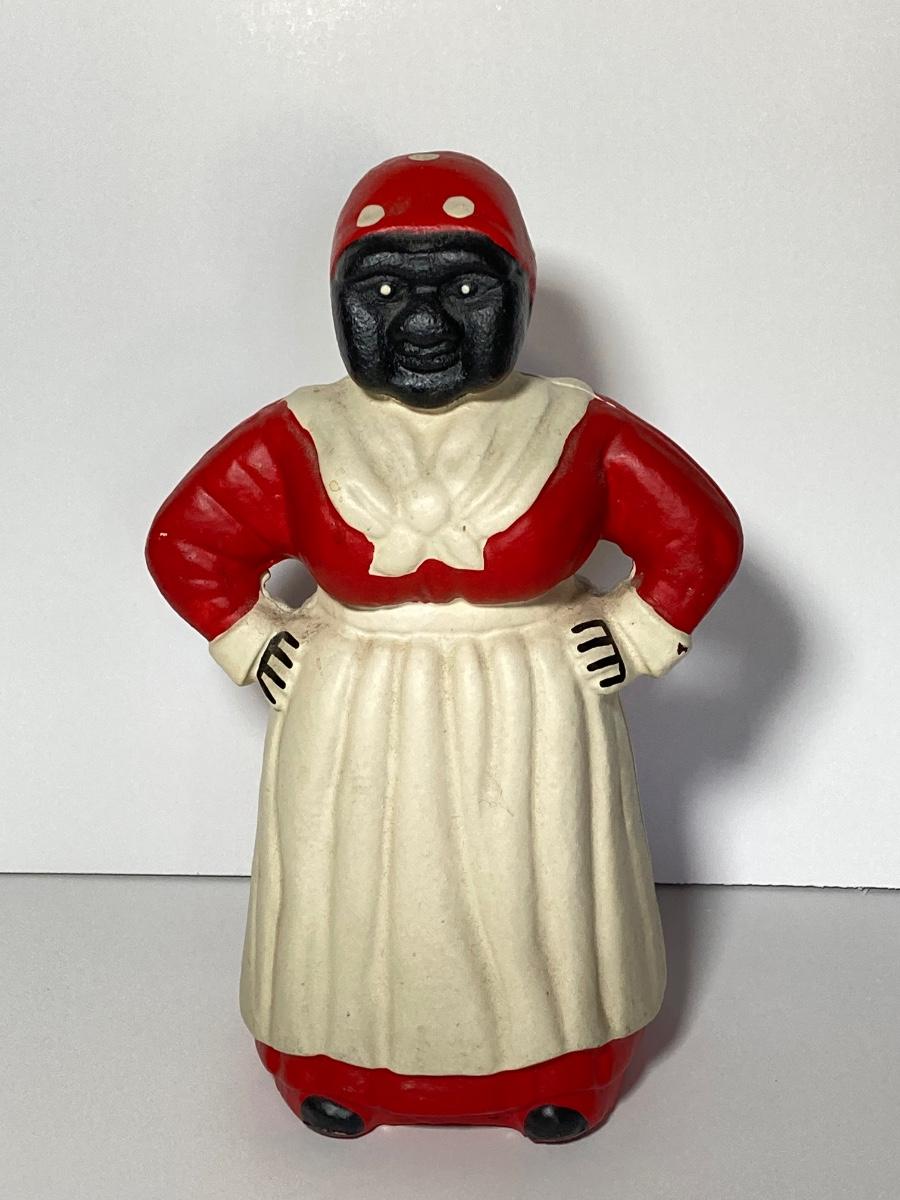 LOT 102L Black Americana Cast Iron Bank Reproduction