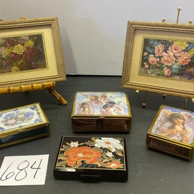Boxes and Vintage Pictures