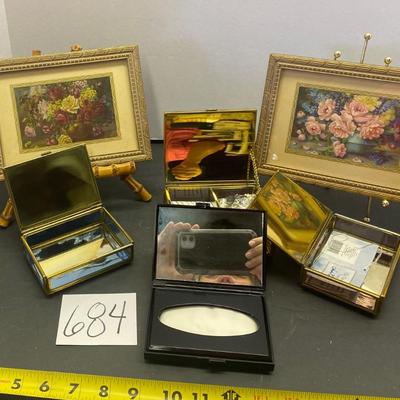 Boxes and Vintage Pictures