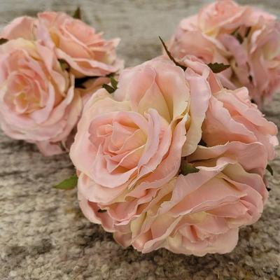 100: Pink Rose Floral Balls