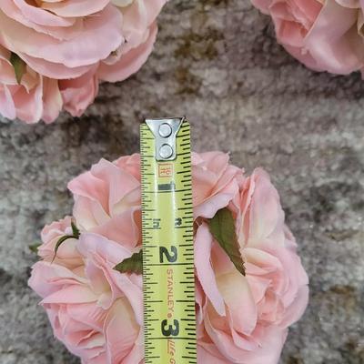 100: Pink Rose Floral Balls