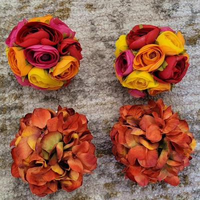 102: Multicolored Rose Balls