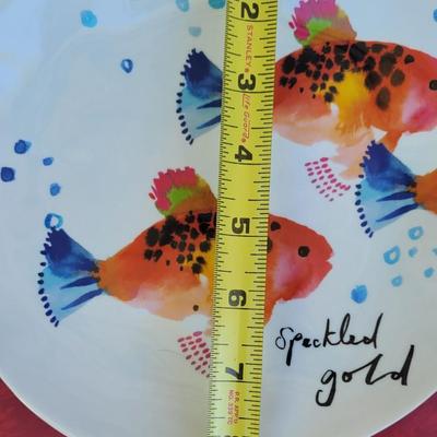 112: (2) Pier 1 Plastic Fish Plates