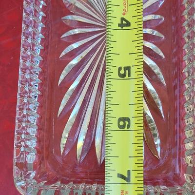 121: Glass Candy Dish and Serving Dish