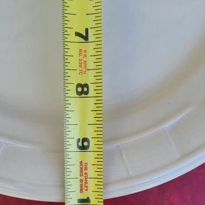 123: Longaberger Plate and Ironstone Bowl