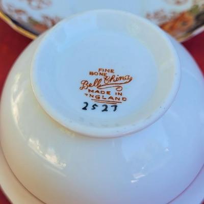 125: Bell China Tea Cup & Saucer