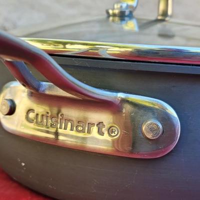 127: Cuisinart & Kitchen Aid Skillets with Lid and Faberware Pot