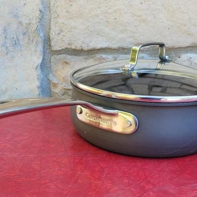 127: Cuisinart & Kitchen Aid Skillets with Lid and Faberware Pot