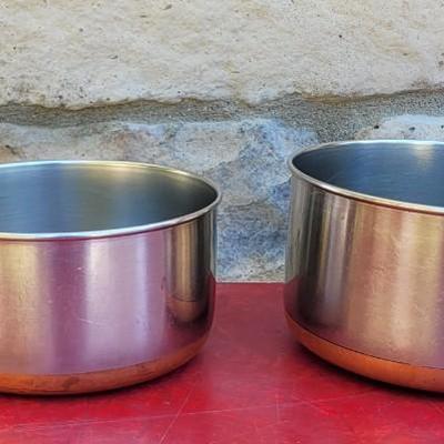 130: Paul Riviere Copper Clad Pots