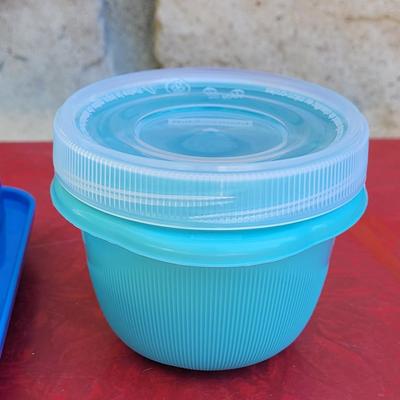 133: Ice Trays and Small Bowl with a Lid