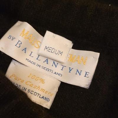 147: Black Ballantyne Cashmere