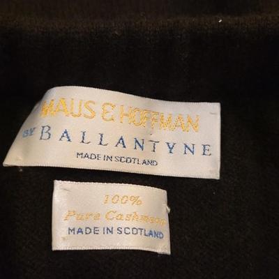 147: Black Ballantyne Cashmere