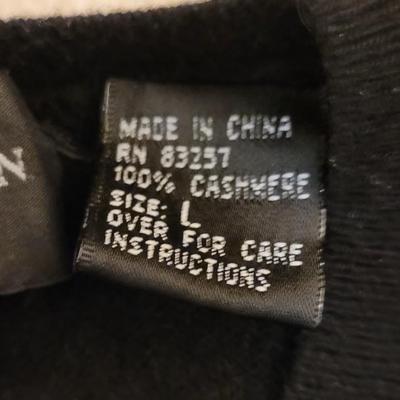151: Black Glen Lyon Cashmere Sweater