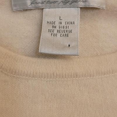 152: Ivory Cashmere Sweater
