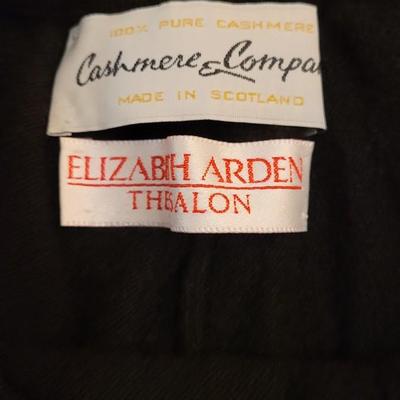 153: Black Elizabeth Arden Cashmere Pants