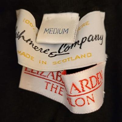 153: Black Elizabeth Arden Cashmere Pants