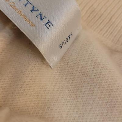 154: Ivory Ballantyne Cashmere Pants