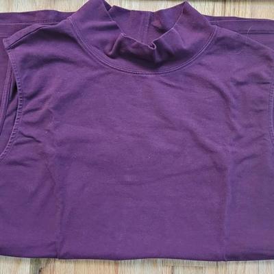 172: (2) Sleeveless Turtlenecks and One Long Sleeve