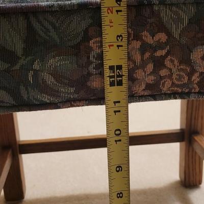 187: Brocade Foot Stool