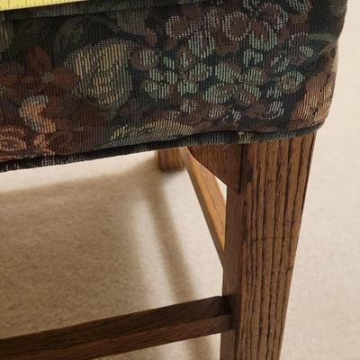 187: Brocade Foot Stool