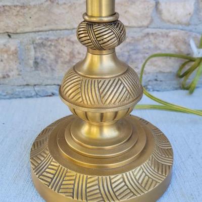 190: Double Light Brass Lamp
