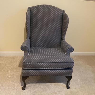 Upholstered Wing Back Chair (UD-MG)