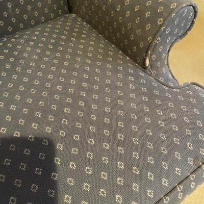 Upholstered Wing Back Chair (UD-MG)