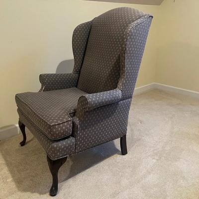 Upholstered Wing Back Chair (UD-MG)