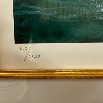 Statue of Liberty Jersey City Litho by Alexander Chen