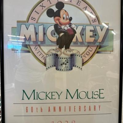 Mickey Mouse 60 Years Poster