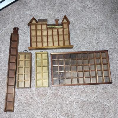 WOODEN SHADOW BOXES