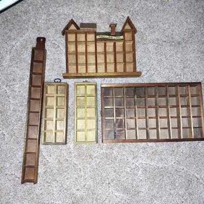 WOODEN SHADOW BOXES
