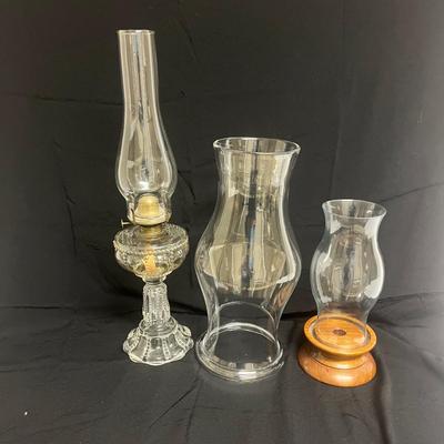 Oil Lamp & Hurricane Glass Shades (UO-MG)