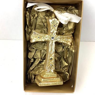 311 Waterford Heirloom Holiday Cross Ornament