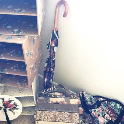 FOUR SLOTTED SHOE BOXES-SOFT SIDE LUGGAGE BAGS-LADIES ACCESORIES