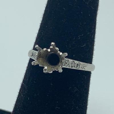 Diamond & Emerald Platinum Ring and More (B5-HS)