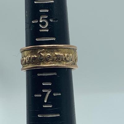 Two Rose Gold 14K Rings (B5-HS)