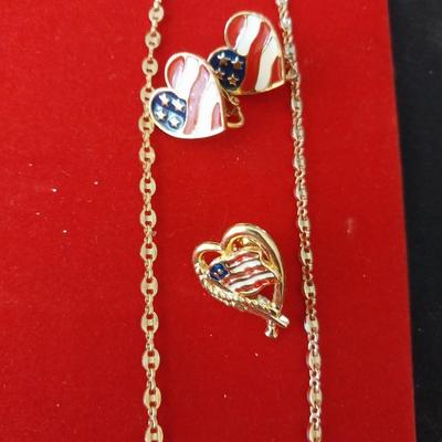 SAILING-RED WHITE & BLUE DESIGNER AND FASHION JEWELRY