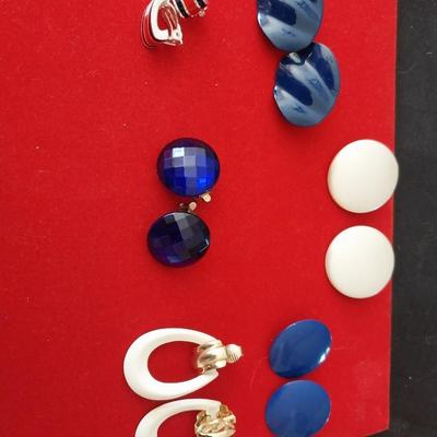 SAILING-RED WHITE & BLUE DESIGNER AND FASHION JEWELRY