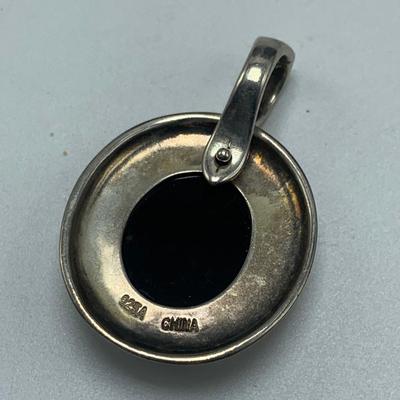 Vintage Necklaces and Sterling Onyx Pendant (B5-HS)