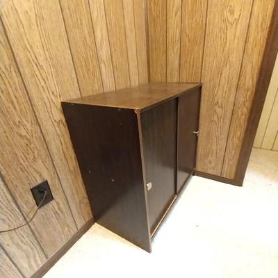 SLIDING DOOR STORAGE CABINET