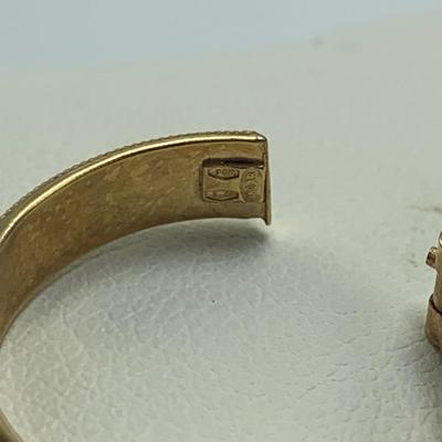 18K Gold Hoop Earrings (B5-HS)