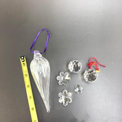 Lot 319 Lot of Crystal Snowflake/Icicle/Emperor Magic Glass Crystal Ball Power Protected Lucky Rare Thai Praying Amulet