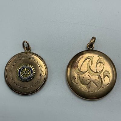 Vintage Pocket Knife & Lockets (B5-HS)