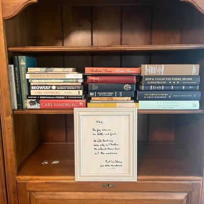 Collection of Books Featuring Poetry and Literature (UO-MG)