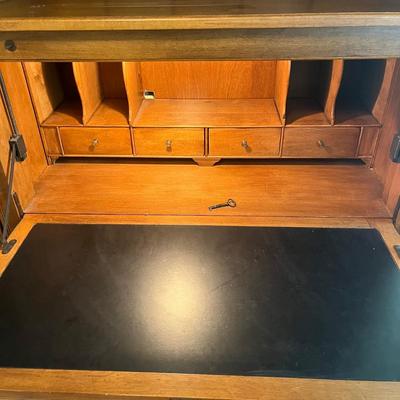 Ethan Allen Swivel Chair & Two Bookcases w/ Secretary (UO-MG)