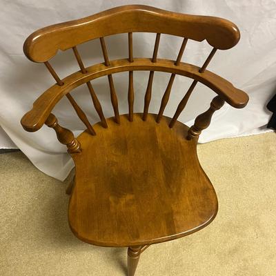 Ethan Allen Swivel Chair & Two Bookcases w/ Secretary (UO-MG)