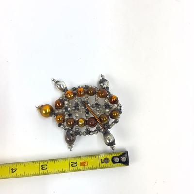 Lot 336. Vintage Beaded Turtle Ornament