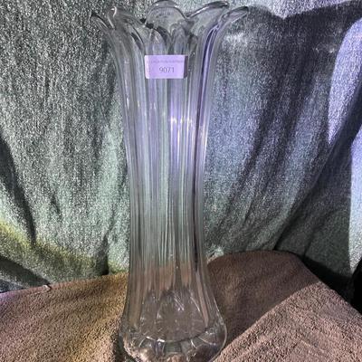 19" Crystal Vase